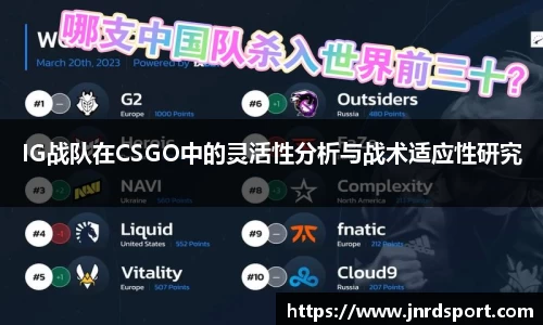 IG战队在CSGO中的灵活性分析与战术适应性研究